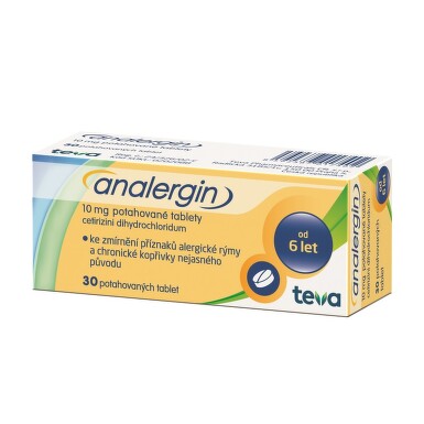 ANALERGIN perorální potahované tablety 30X10MG