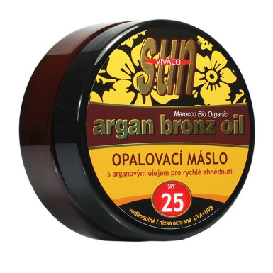 SUN opalovací máslo OF25 s arganovým olejem 200ml