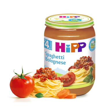 HiPP BABY BIO Špagety v boloň. omáčce 190g