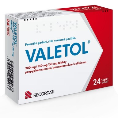 VALETOL perorální neobalené tablety 24