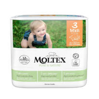 Moltex Pure&Nature 3 Midi plenk.kalhotky 4-9kg 33k