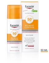 EUCERIN SUN Emulze na opalování na obličej s depigmentačním účinkem Pigment Control SPF 50+ 50 ml - II. jakost