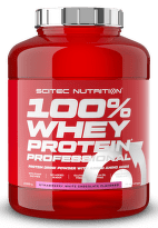 Scitec Nutrition 100% WP Professional 2350g jahody-bílá čokoláda