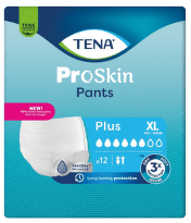 TENA Proskin Pants Plus XL Inkontinenční kalhotky 12ks - II. jakost