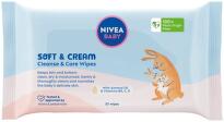 NIVEA Baby Soft&Cream čisticí ubrousky 57ks