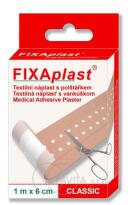 FIXAplast CLASSIC textilní náplast s polštářkem 1mx6cm