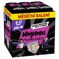 Ninjamas MSB S8 54ct Heart Pyžamové noční kalhotky