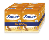 Sunar Complex 3 vanilka 600g - balení 6 ks