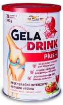 Geladrink Plus+ práškový nápoj jahoda 340g