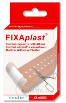 FIXAplast CLASSIC textilní náplast s polštářkem 1mx8cm